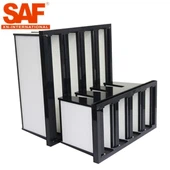 Filtr powietrza V-komórkowy do pomieszczeń czystych HVAC